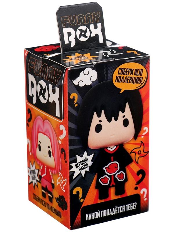 Игрушка - сюрприз Funny box «Аниме»: детский брелок, наклейки, карточка, цвет МИКС
