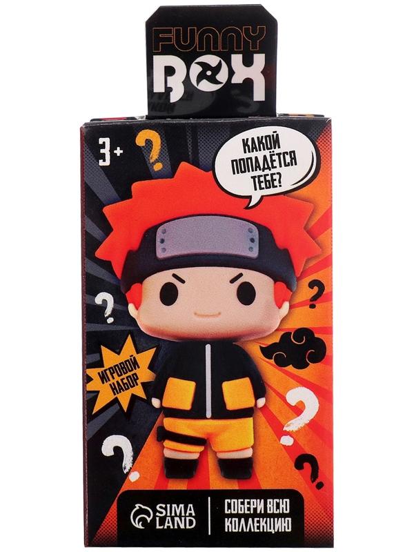Игрушка - сюрприз Funny box «Аниме»: детский брелок, наклейки, карточка, цвет МИКС