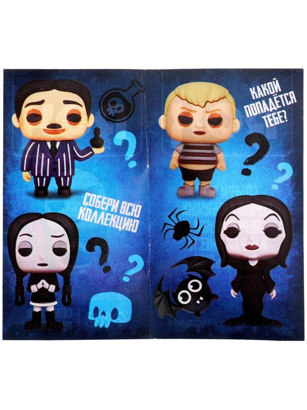 Игрушка - сюрприз Funny box «Мрачная семейка»: детский брелок, наклейки, карточка