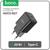 Сетевое зарядное устройство Hoco N27, 1 Type-C, 20 Вт, PD + QC, чёрное