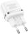 Сетевое зарядное устройство Hoco N24, 1 Type-C, 20 Вт, PD + QC, белое