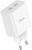 Сетевое зарядное устройство Hoco C108A, 2 Type-C, 35 Вт, PD + QC, белое