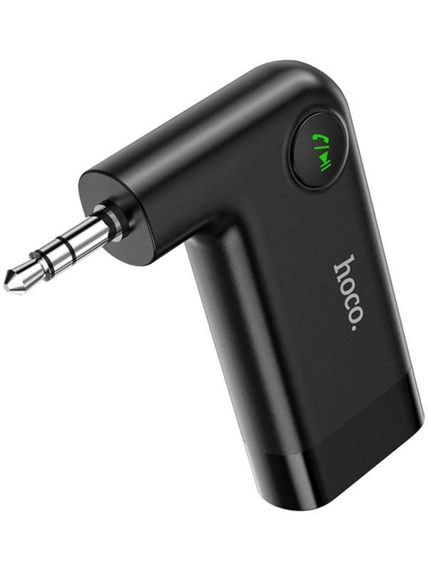 Адаптер Bluetooth Hoco E53, беспроводной, Bluetooth 5.0, 3.5 мм, 145 мАч, чёрный