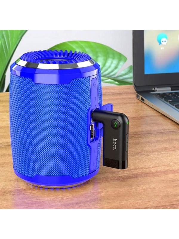 Адаптер Bluetooth Hoco E53, беспроводной, Bluetooth 5.0, 3.5 мм, 145 мАч, чёрный