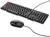 Комплект клавиатура + мышь Hoco GM16, проводная, мембранная, кабель 1.2 м, чёрный