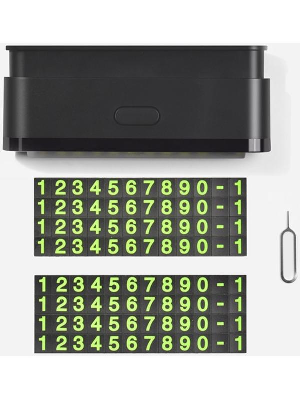 Автовизитка Hoco CPH19, скрытая, чёрная