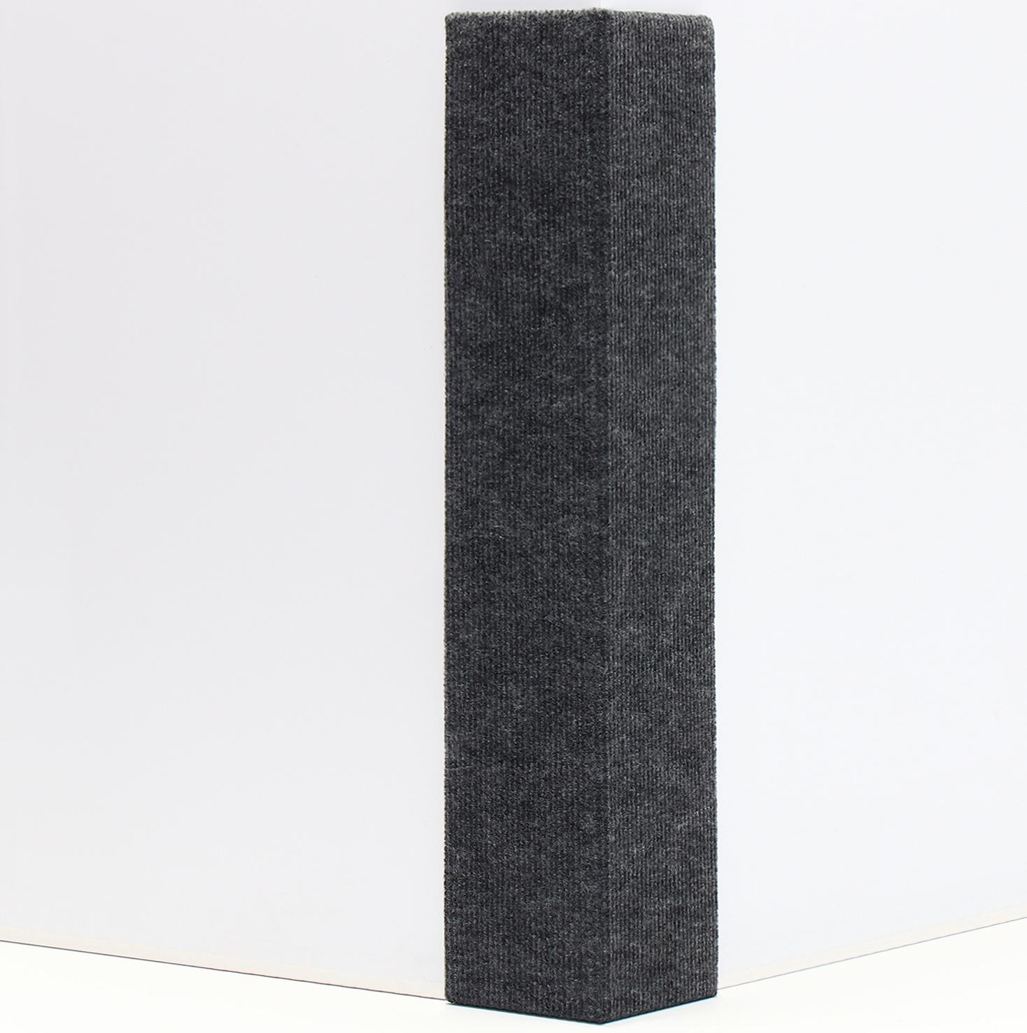 Когтеточка 55*20 см, угловая, без меха, серая