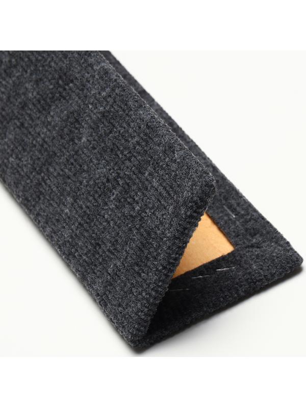 Когтеточка 55*20 см, угловая, без меха, серая