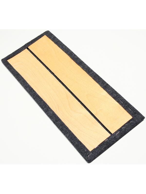 Когтеточка 55*20 см, угловая, без меха, серая