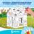 Набор для творчества «Домик-раскраска: Винни Пух», из картона, 6 деталей, 5 фломастеров