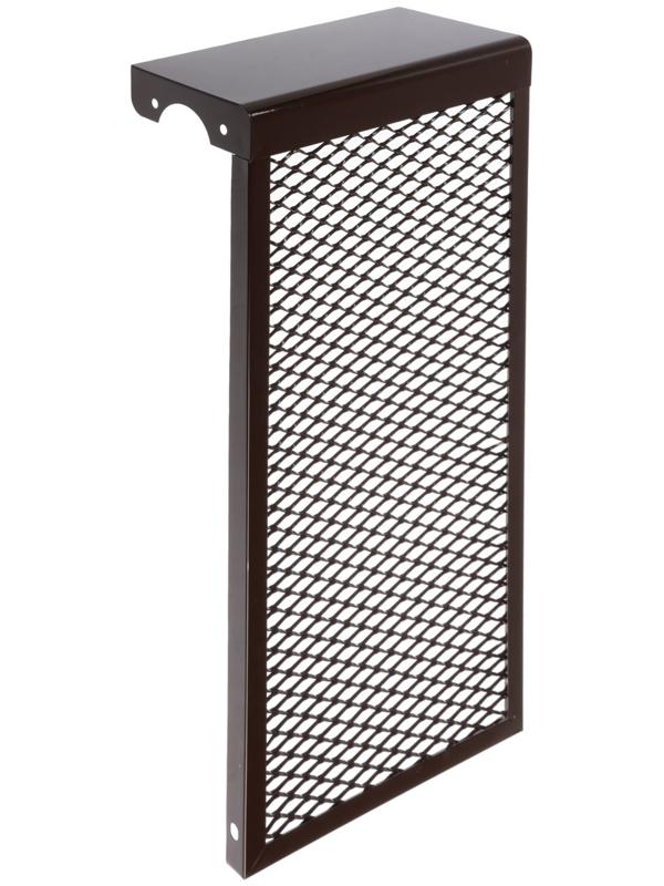 Экран на чугунный радиатор «ВИЕНТО» 3МЭР, 290×610×142 мм, 3 секции, металл, коричневый
