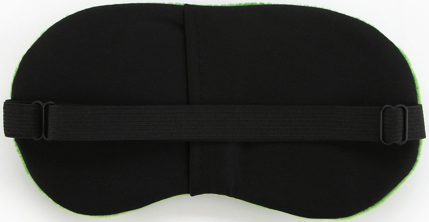 Маска для сна «Дружок», 12.5×20 см, зелёная