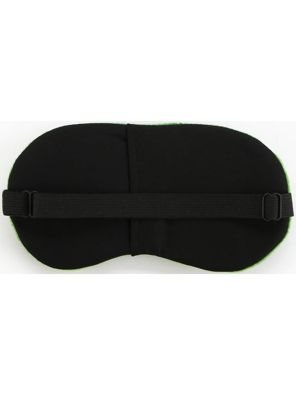 Маска для сна «Дружок», 12.5×20 см, зелёная