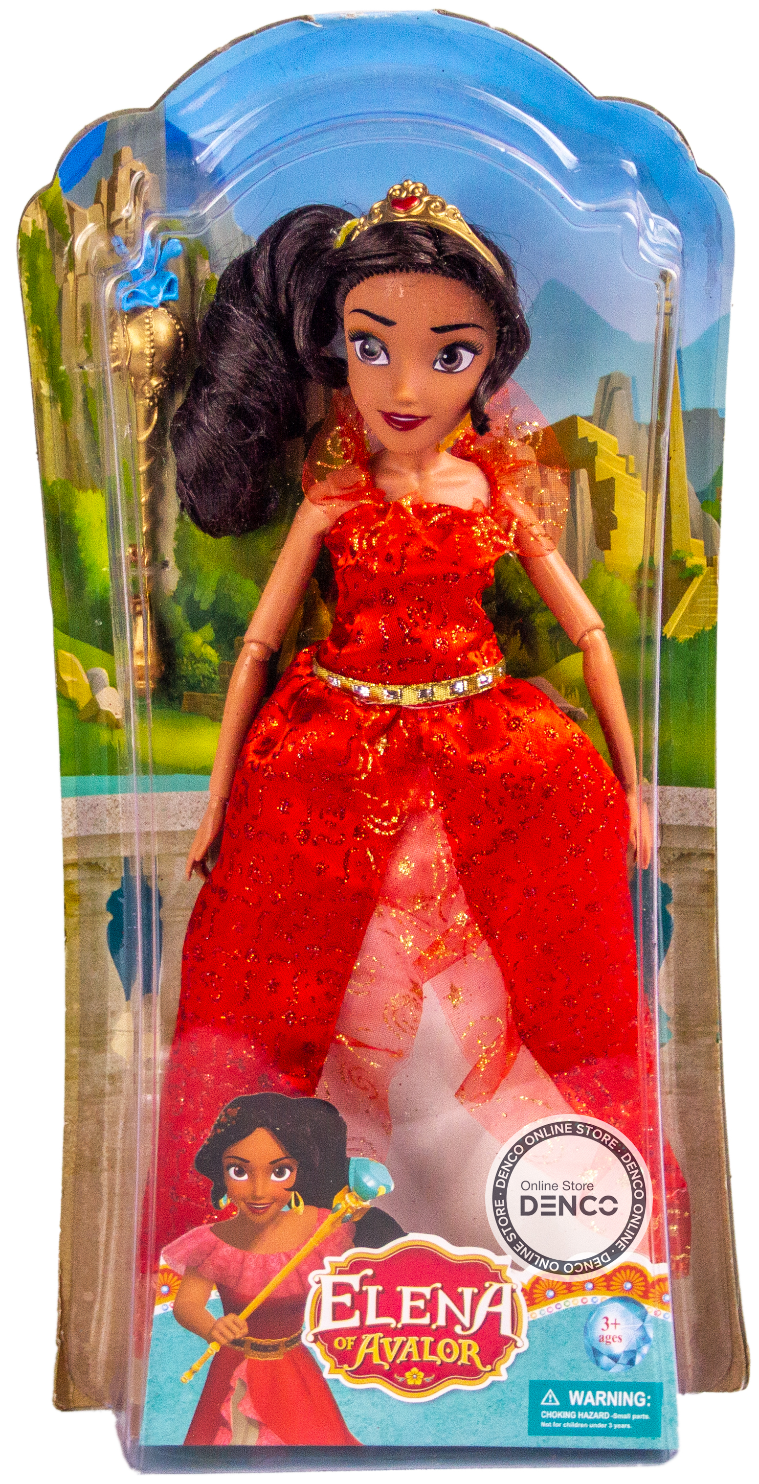 Кукла «Принцесса Елена» 27 см, в красном платье, шарнирная / Д2155