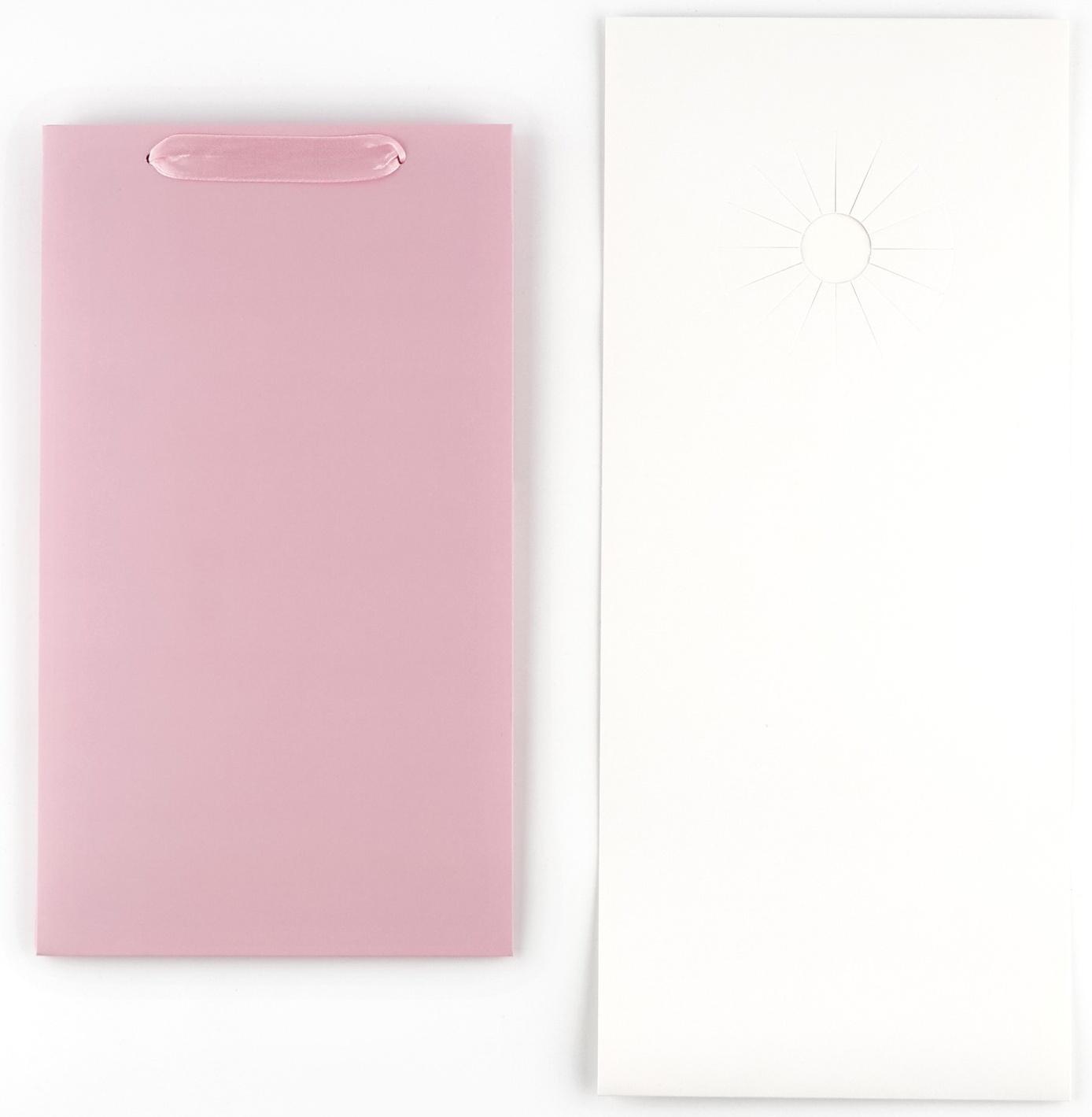 Переноска для цветов с вкладышем для фиксации, «Подарок для тебя», розовый, 35 х 20 х 20 см