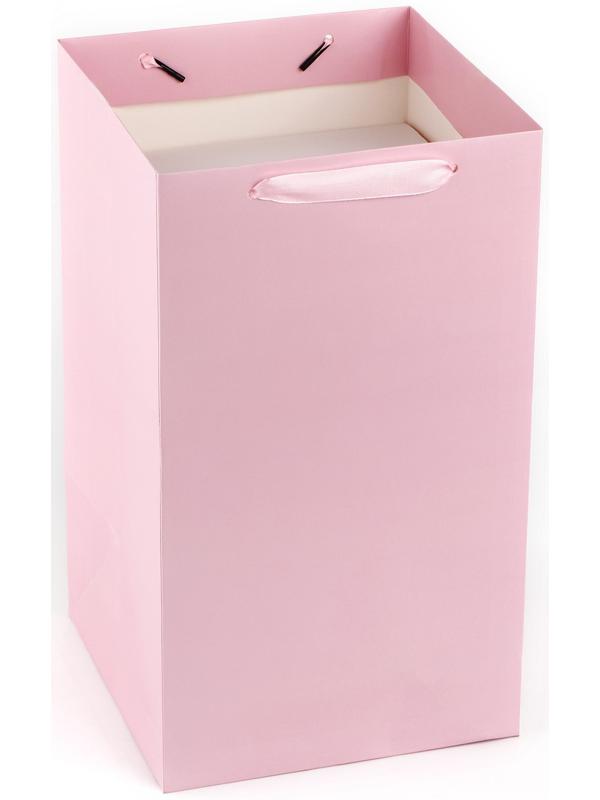 Переноска для цветов с вкладышем для фиксации, «Подарок для тебя», розовый, 35 х 20 х 20 см