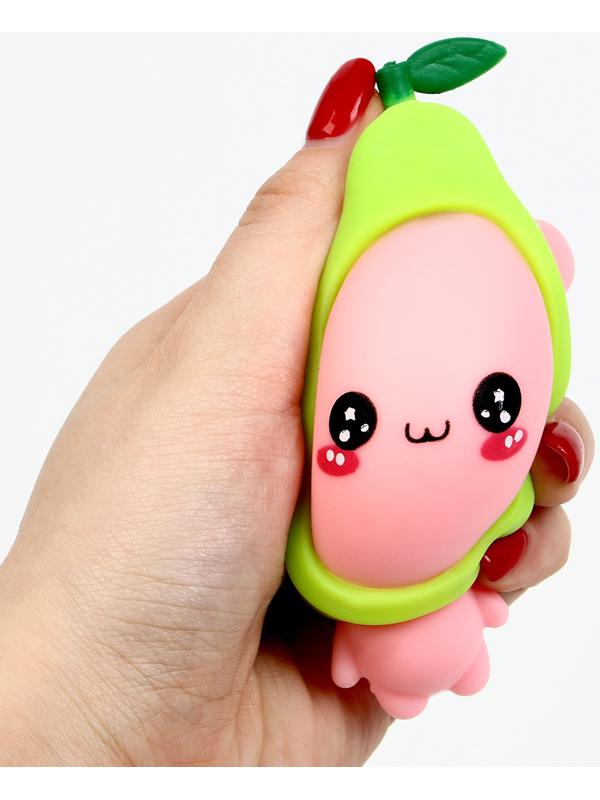 Антистресс игрушка - мялка «Фрукты», набор 3 шт., МИКС