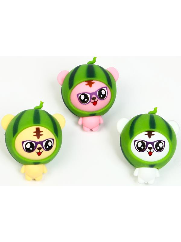 Антистресс игрушка - мялка «Фрукты», набор 3 шт., МИКС
