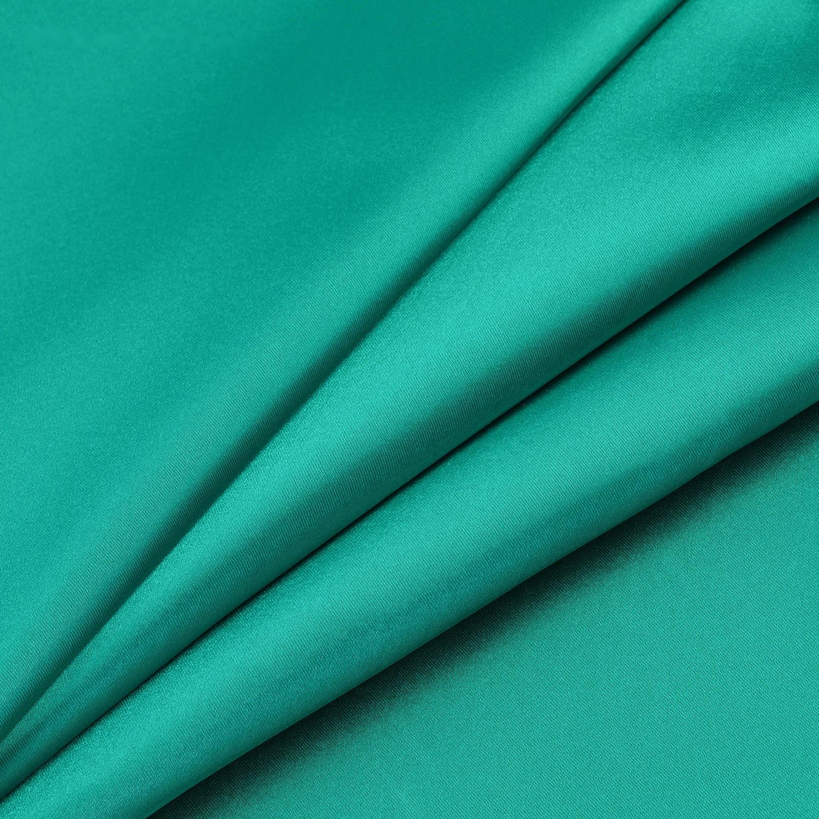 Ткань для рукоделия, атлас, лоскут зелёный 50 × 75 см