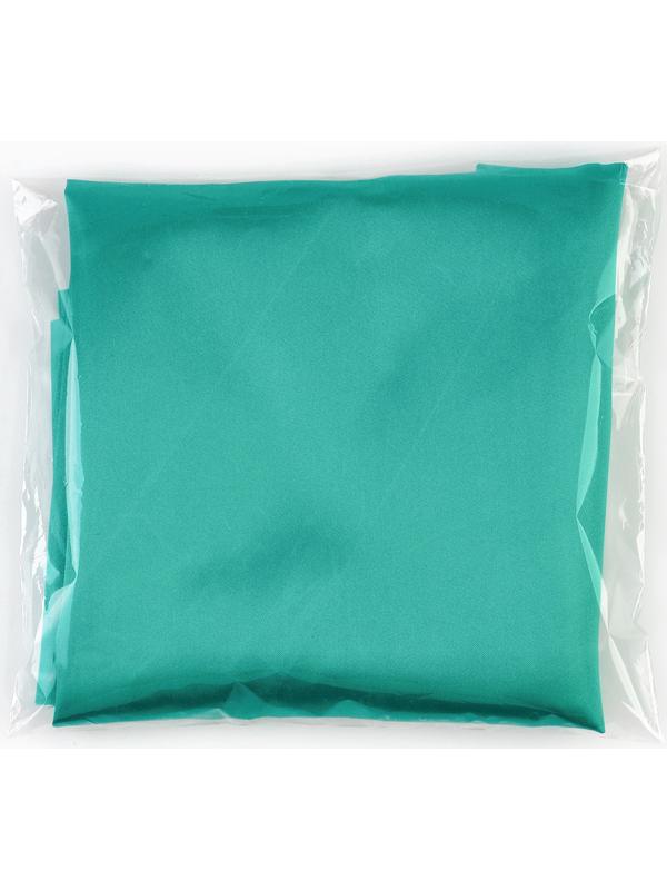 Ткань для рукоделия, атлас, лоскут зелёный 50 × 75 см