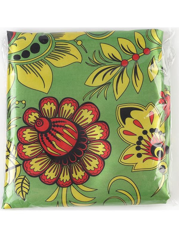 Ткань для рукоделия, атлас, хохлома, лоскут 100 × 150 см