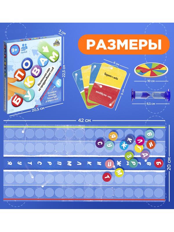 Настольная игра «По буквам», от 2 игроков, 9+
