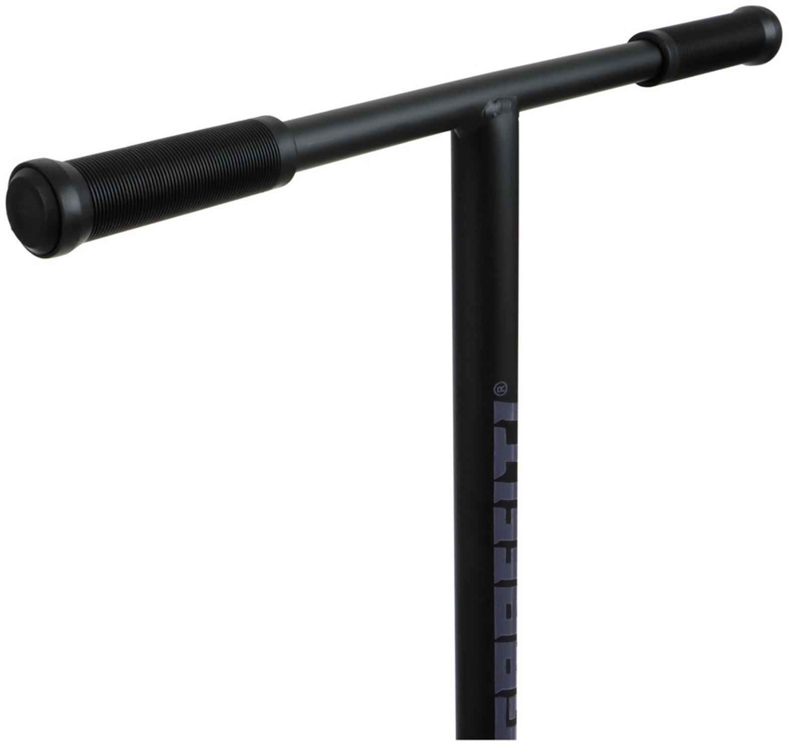 Самокат трюковой GRAFFITI Advanced 24, колёса PU 100 мм, SCS компрессия, ABEC 9 Chrome, цвет чёрный