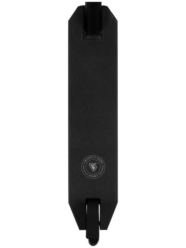 Самокат трюковой GRAFFITI Advanced 24, колёса PU 100 мм, SCS компрессия, ABEC 9 Chrome, цвет чёрный