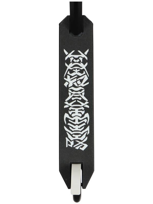 Самокат трюковой GRAFFITI Clever 24, колёса PU 100 мм, резьбовая компрессия, ABEC 9 Chrome, цвет чёрный