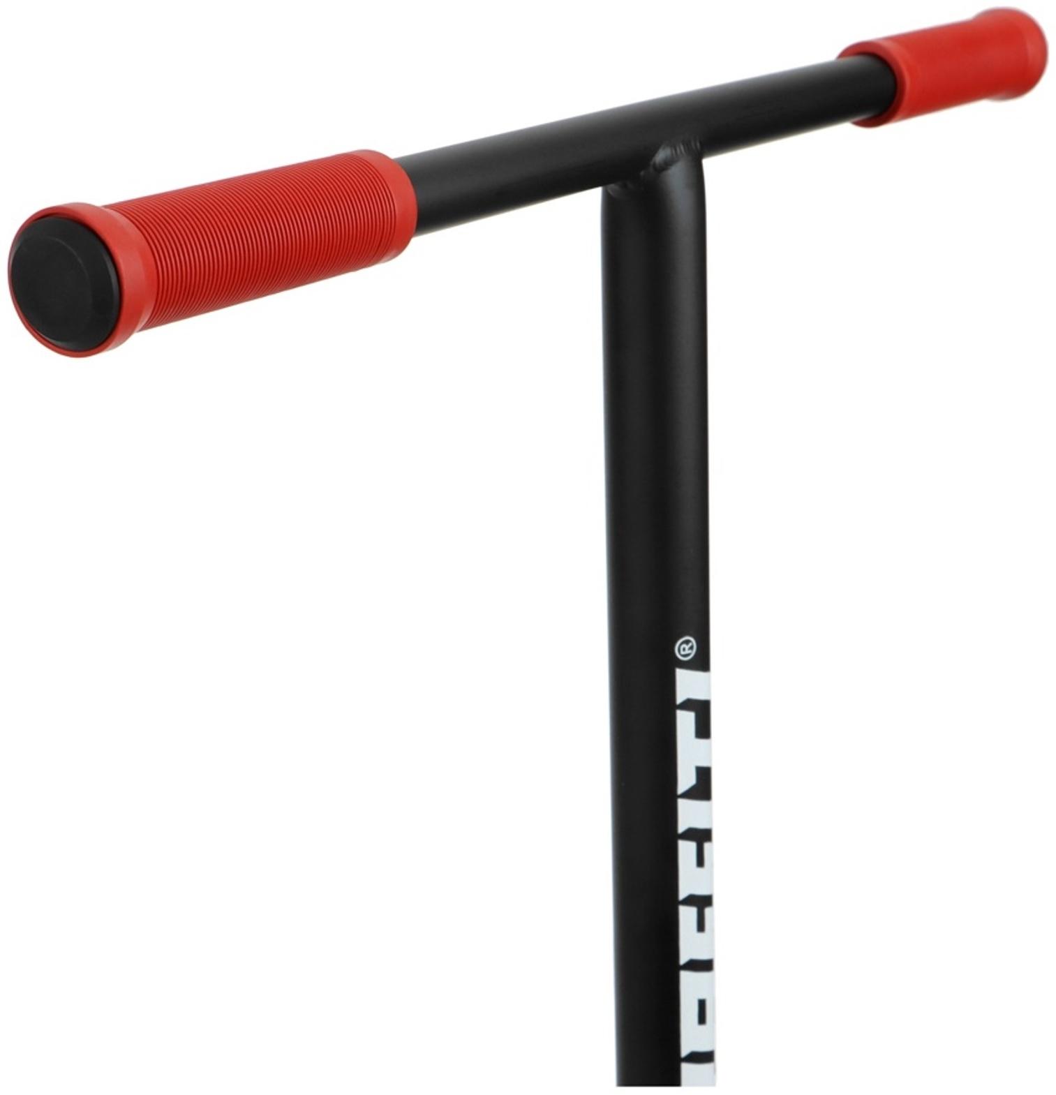 Самокат трюковой GRAFFITI Clever 24, колёса PU 100 мм, резьбовая компрессия, ABEC 9 Chrom, цвет чёрный