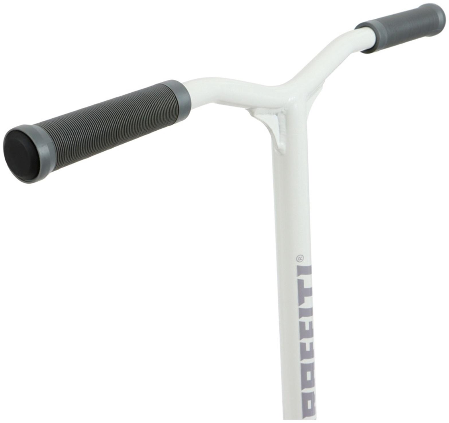 Самокат трюковой GRAFFITI Eccentric 24, колёса PU 110 мм, HIC компрессия, ABEC 9 Chrome, цвет белый