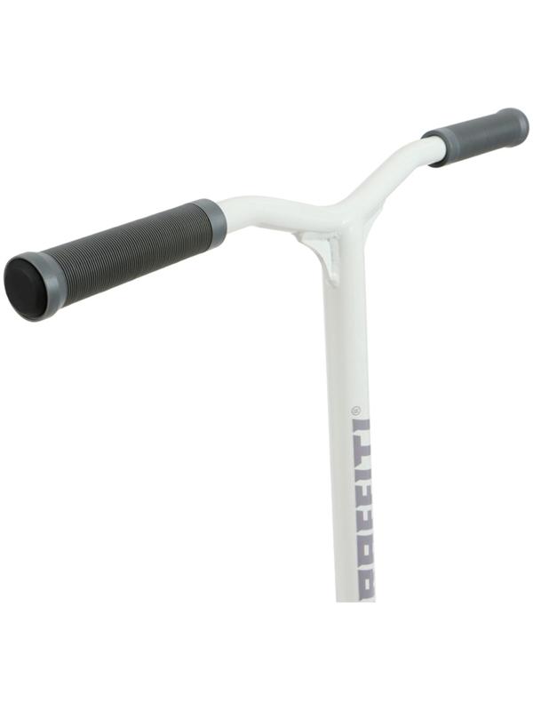 Самокат трюковой GRAFFITI Eccentric 24, колёса PU 110 мм, HIC компрессия, ABEC 9 Chrome, цвет белый