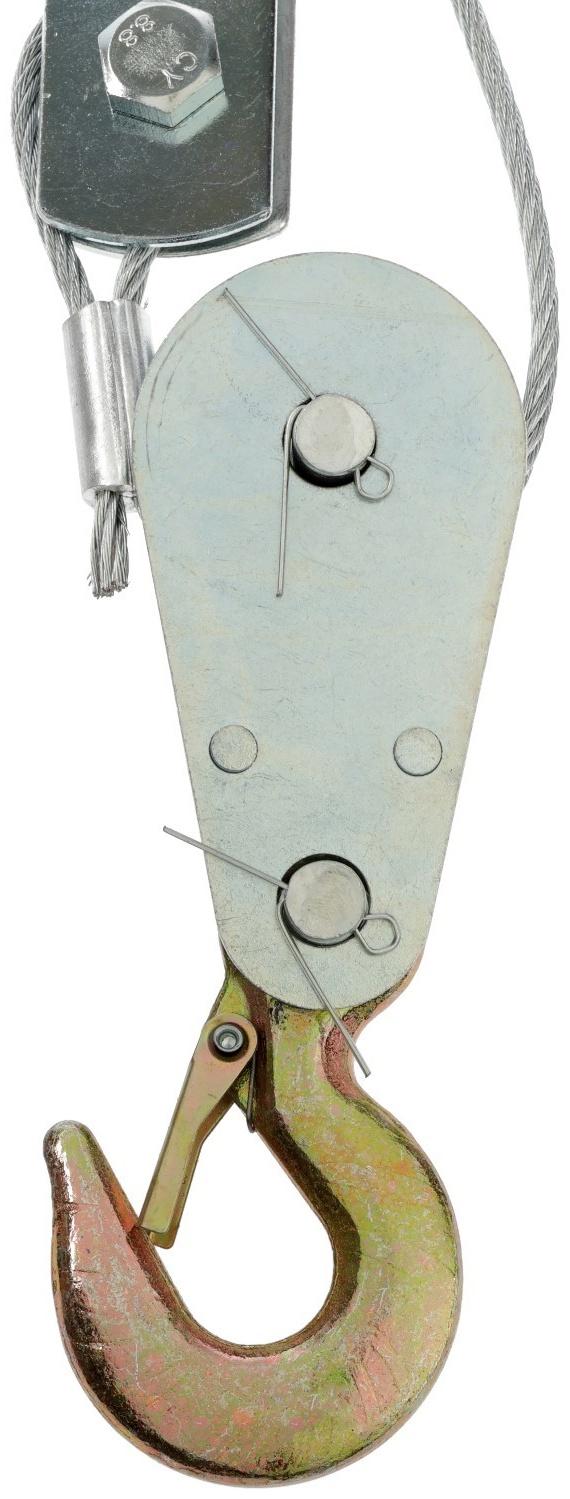 Лебедка рычажная ТУНДРА, двойное храповое колесо, тяга 4 т (подъем 1.6 т), трос 2.5 метра