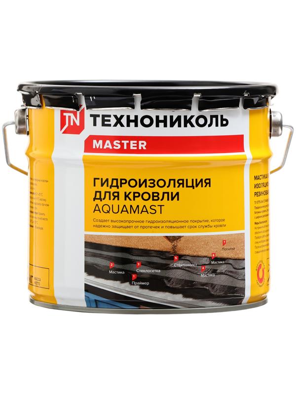 Мастика кровельная «AquaMast», битумно-резиновая, 3 кг