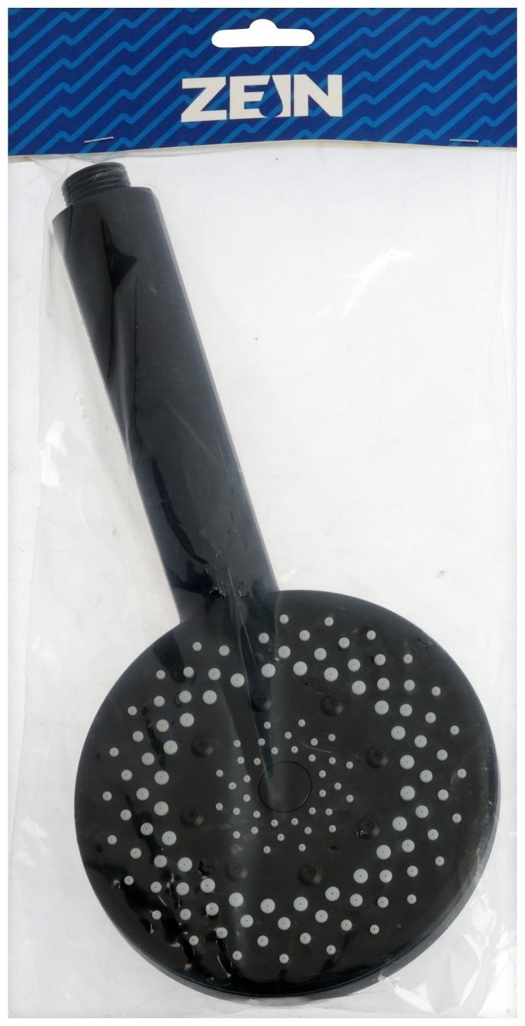 Лейка для душа ZEIN Z3641, d=120 мм, 5 режимов, пластик, чёрная