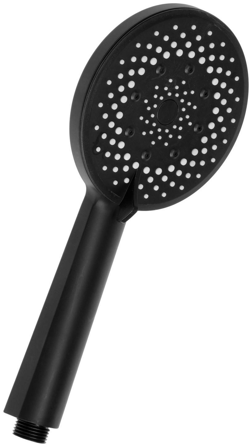Лейка для душа ZEIN Z3641, d=120 мм, 5 режимов, пластик, чёрная