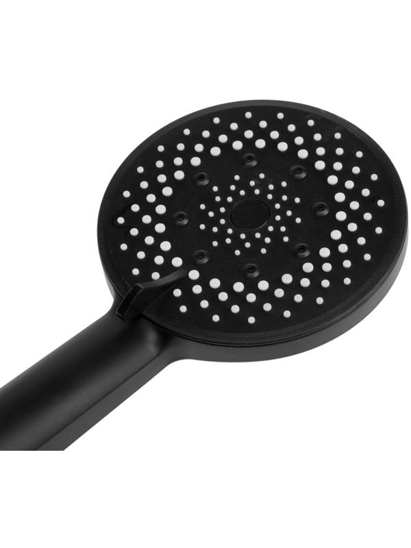 Лейка для душа ZEIN Z3641, d=120 мм, 5 режимов, пластик, чёрная