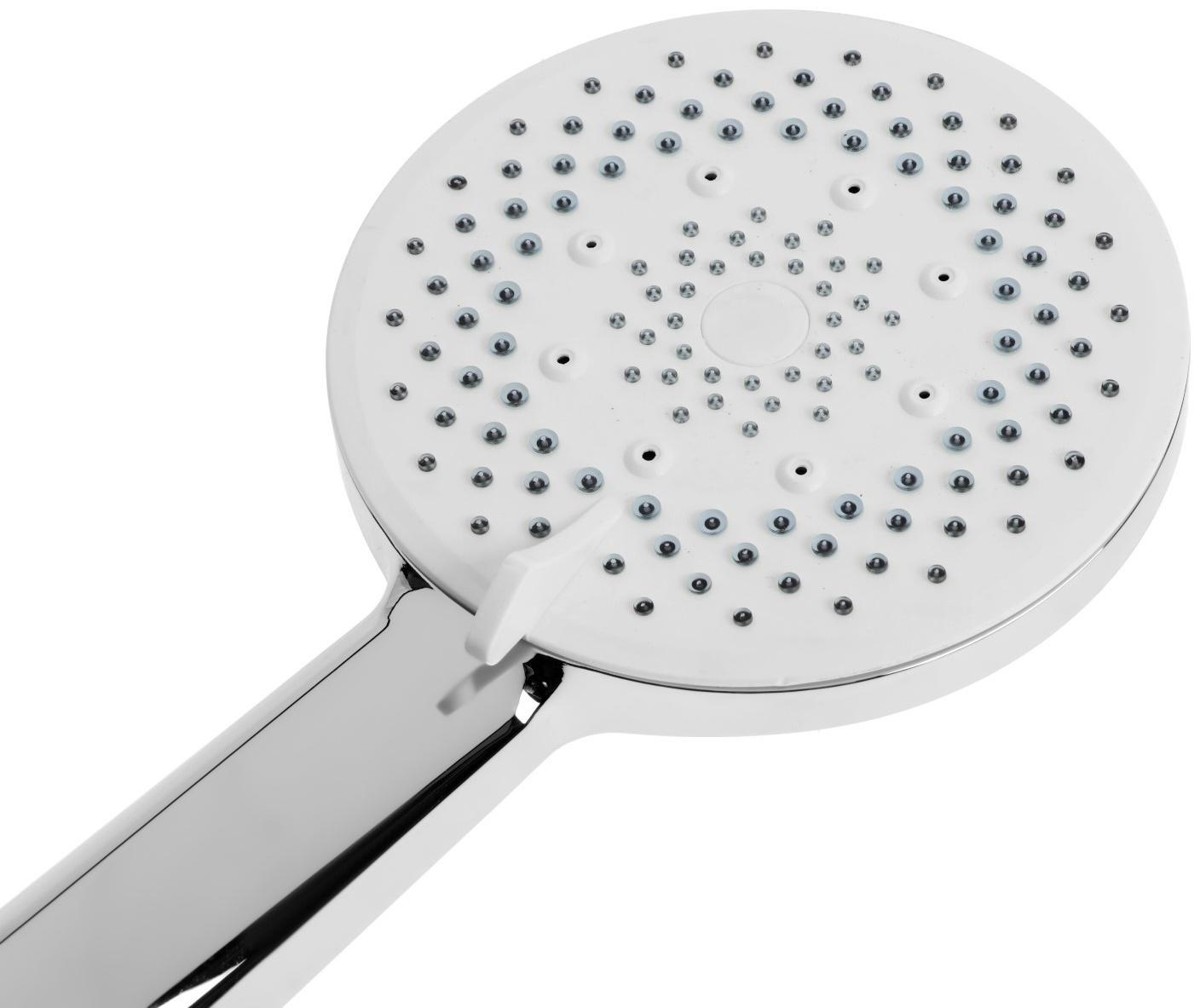 Лейка для душа ZEIN Z3642, d=120 мм, 5 режимов, пластик, цвет хром