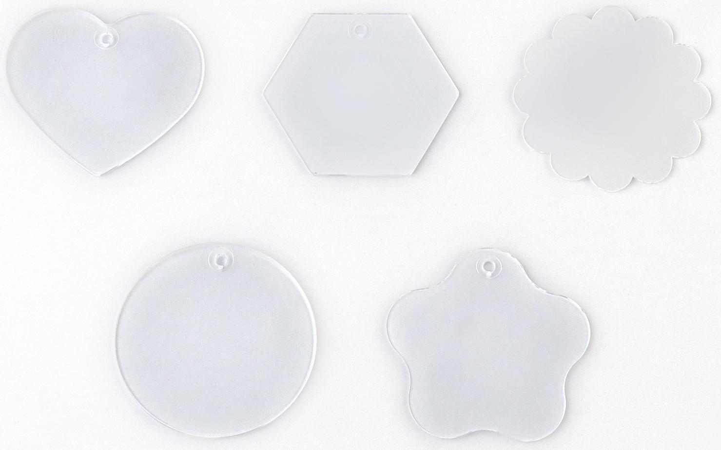 Набор для создания акриловых брелоков с наклейками «Для девочки»