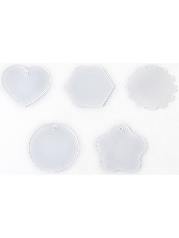 Набор для создания акриловых брелоков с наклейками «Для девочки»