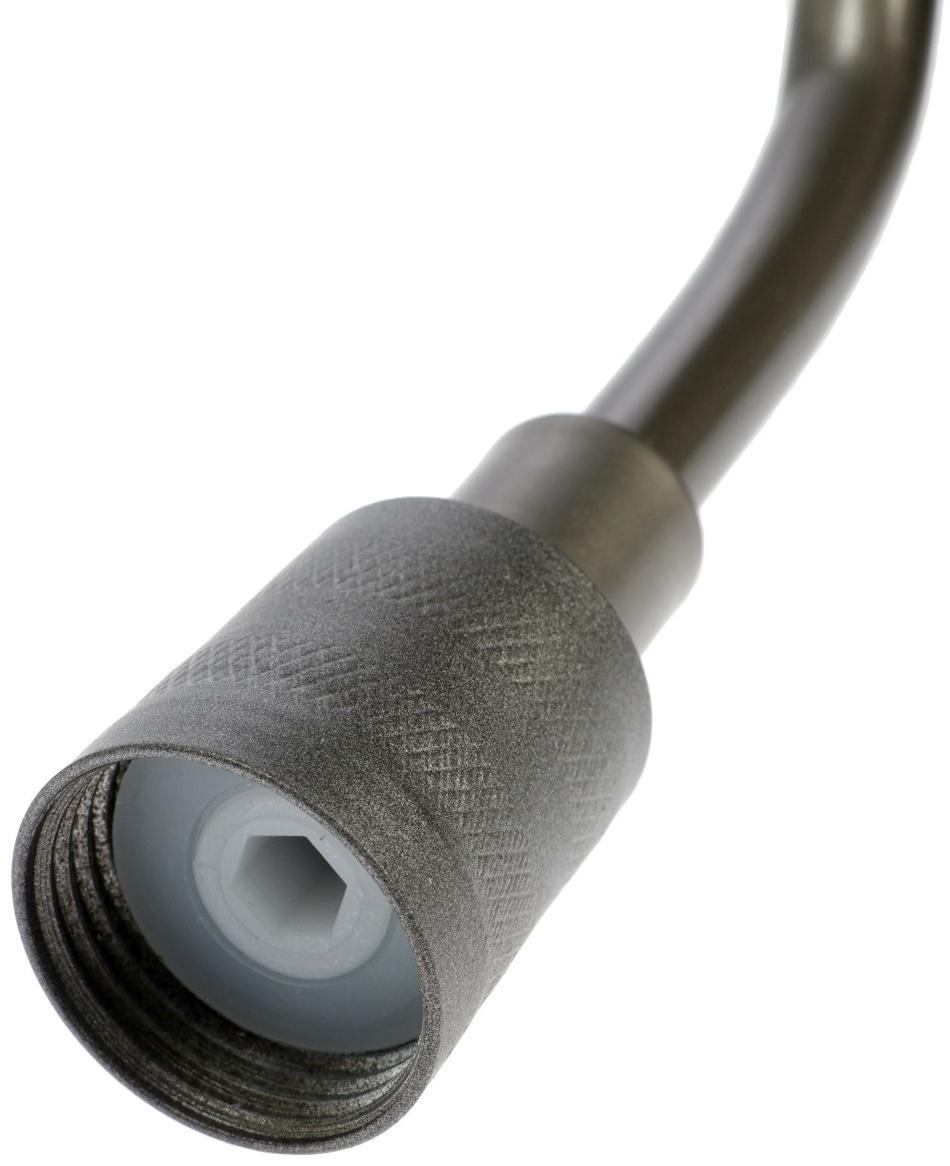 Шланг для гигиенической лейки ZEIN 4166, 1/2‘‘, ПВХ, 150 см, спиральный, серый