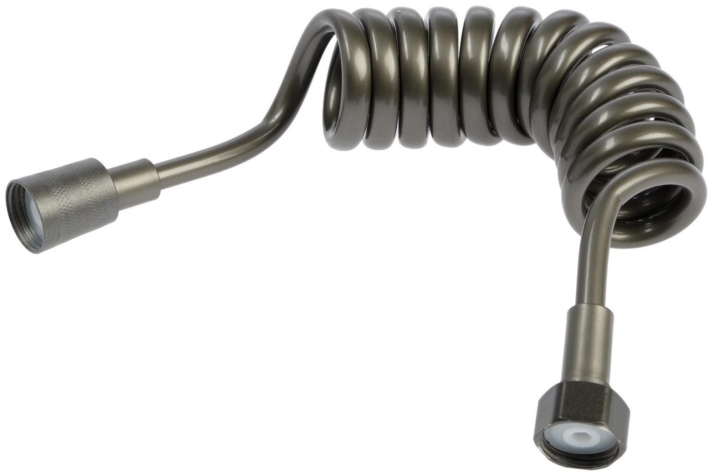 Шланг для гигиенической лейки ZEIN 4166, 1/2‘‘, ПВХ, 150 см, спиральный, серый