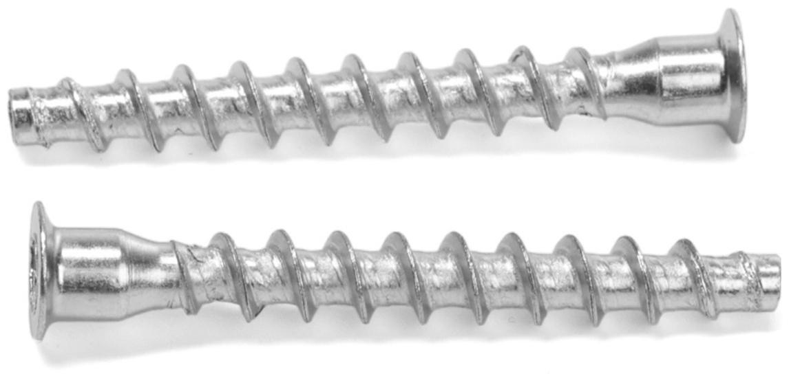 Евровинт 6.3×50 ТУНДРА с потайной головкой, 10 шт.