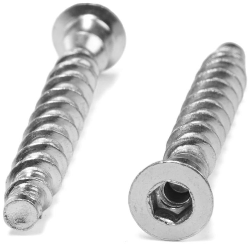 Евровинт 6.3×50 ТУНДРА с потайной головкой, 10 шт.