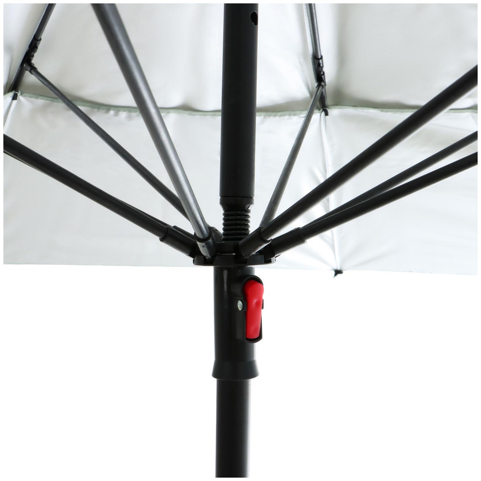 Зонт пляжный maclay, c УФ-защитой, d=240 см, h=220 см