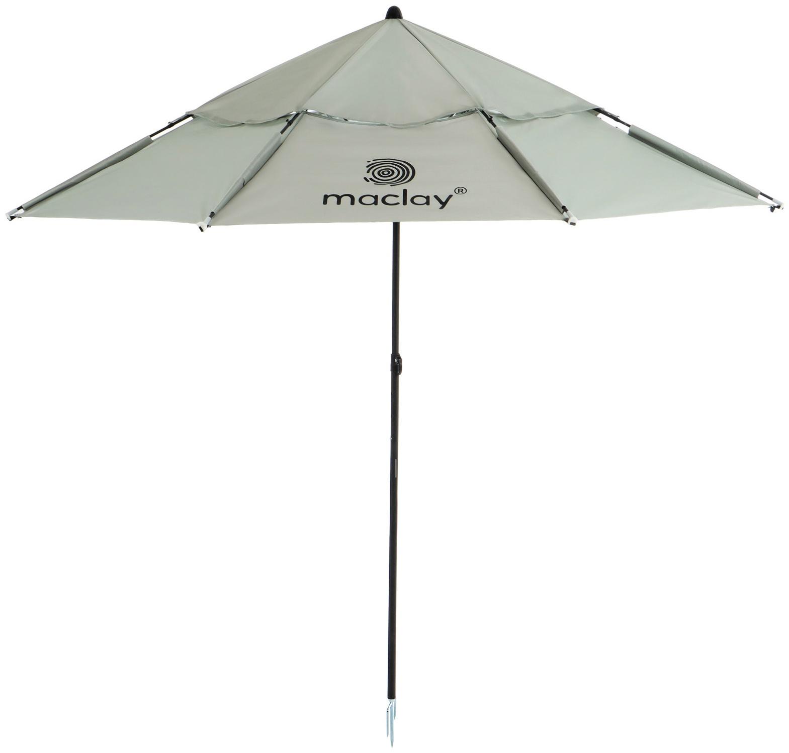 Зонт пляжный maclay, c УФ-защитой, d=240 см, h=220 см