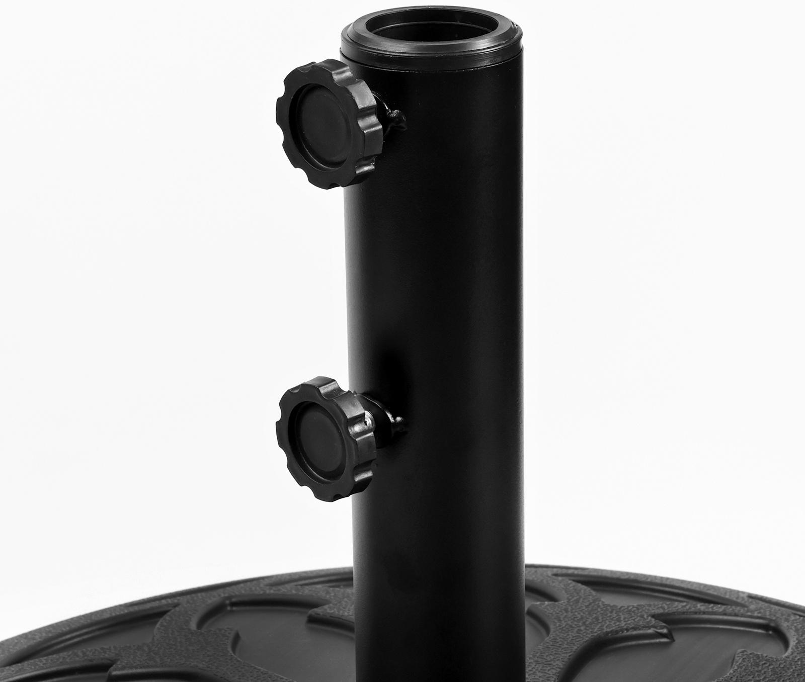 Подставка под зонт, 58×18 см, для зонтов 38/48 мм, чёрная