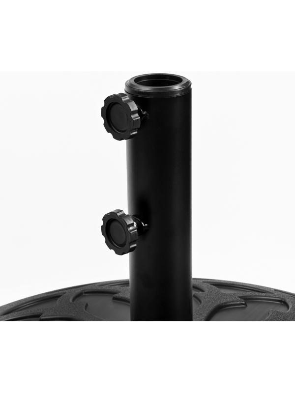 Подставка под зонт, 58×18 см, для зонтов 38/48 мм, чёрная