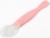 Ложка детская силиконовая для кормления, цвет розовый