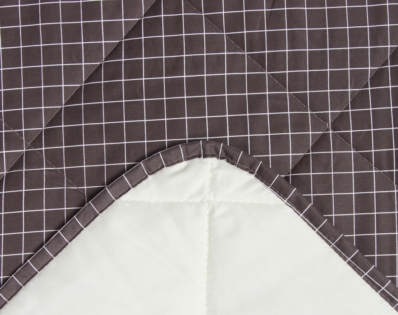 Покрывало LoveLife евро макси Graphite cage 240*210±5см, новосатин, 100%п/э